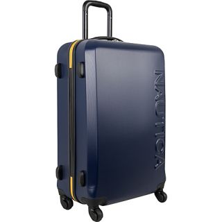 Striker Hardside 25 Suitcase Navy/Yellow   Nautica Large Rolling Luggag