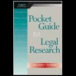 Pocket Guide to Legal Research