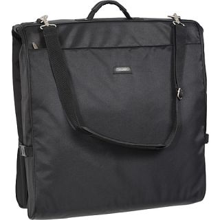 45 Framed Garment Bag with Shoulder Strap Black   Wally Bags Garment