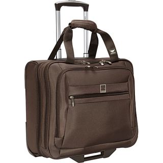 Helium Hyperlite Trolley Tote Brown (06)   Delsey Wheeled Business Cases