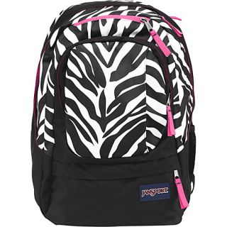 Air Cure Laptop Backpack Black/White/Fluorescent Pink Miss Zebra   JanS