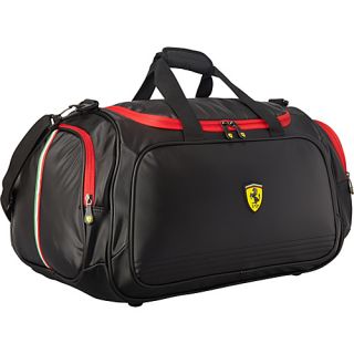 Large Carry On Sport Duffel Bag Black   Ferrari Casuals All Purp