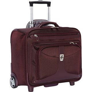 Odyssey Rolling Tote Burgandy   Atlantic Wheeled Business Cases