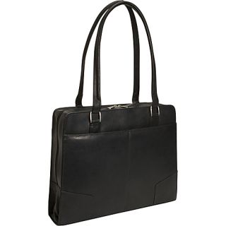 Structured Laptop Tote   Black