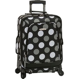 Mariposa 19 Expandable Spinner Carry On Black Dots   Rockland