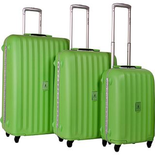 Festival 3 Piece Hardside Spinner Luggage Set Green DIST   CalPak Luggage