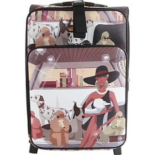 Cleo 22 Inch Rolling Expandable Carry On Print Collection LAUREN   Ni