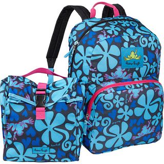 Peace Frogs Day Trippin Backpack & Lunch Combo Lava Flow Blue   Pea