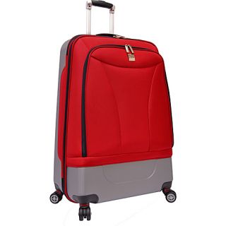28 Hybrid Spinner Suitcase Red   U.S. Traveler Large Rolling Lugg