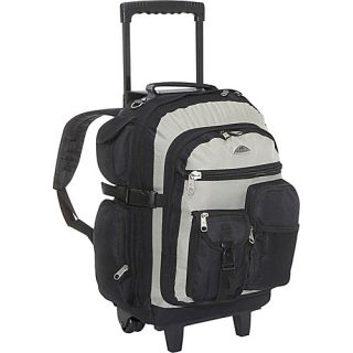 Deluxe Wheeled Backpack   Khaki/Black