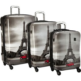 Classic Paris Collection 4 Wheeled 3 Piece Luggage Set Classic Paris