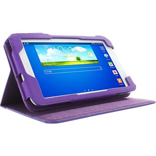 Samsung Galaxy Tab 3 Lite 7.0 inch  Dual View Folio Case Purple   rooCAS