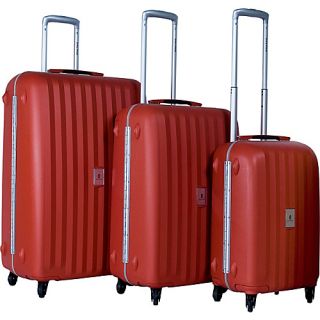 Festival 3 Piece Hardside Spinner Luggage Set Red   CalPak Luggage Sets