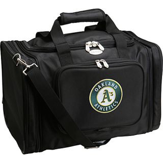 MLB Oakland As 22 Travel Duffel Black   Denco Sports Lu