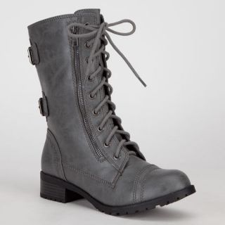 Dome Womens Boots Grey In Sizes 7, 6, 5.5, 6.5, 8, 8.5, 9, 7.5, 10 For Wom