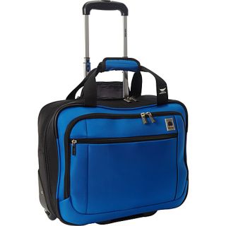 Helium Sky Trolley Tote Royal Blue (02)   Delsey Small Rolling Luggage