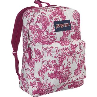 SuperBreak Backpack Berrylicious Vintage Floral Canvas   JanSport Schoo