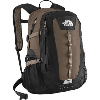 Hot Shot Daypack Coffee Brown Rip Stop   The North Face Laptop Ba