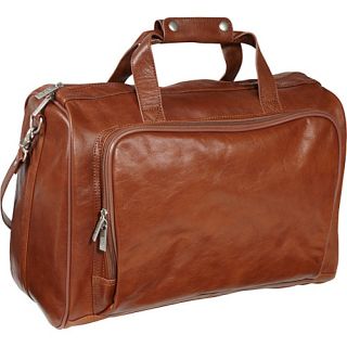 18 inch Leather Carry on Weekend Duffel Brown   AmeriLeather Travel