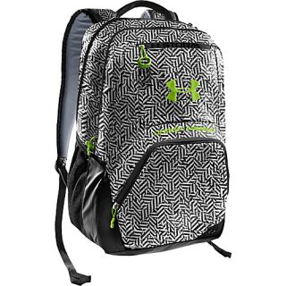 Exeter Backpack Black/White/Steel/Hyper Green   Under Armour Laptop