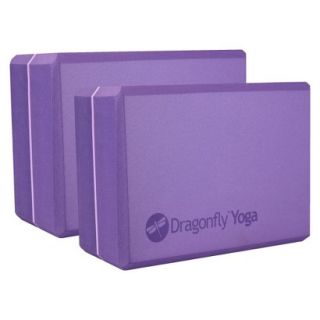 Dragonfly Premium Foam Block Pair   Purple (4)