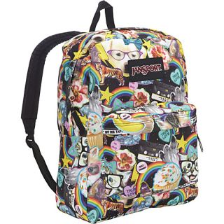 SuperBreak Backpack Multi Hairball   Black Label   JanSport School & Da