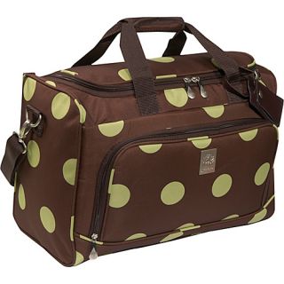 Dots City Duffel   Brown Green