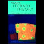 Modern Literary Theory  A Reader