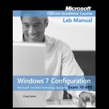 70 680 Windows 7 Config.  Lab Man