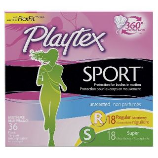 Playtex Sport Multipack Unscented   36 count