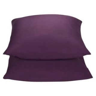 Threshold 325 Thread Count Organic Cotton Pillowcase Set   Purple (Queen)