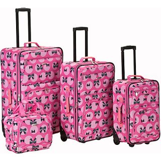 4 Piece Nairobi Luggage Set PINKRIBBON   Rockland Luggage Lugga