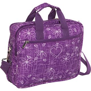 Executive Laptop Bag Love Purple   J World New York Non Wheeled
