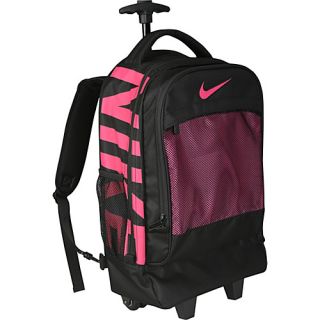 Microfiber Core Rolling Backpack Black/Cherry (453)   Nike Acce