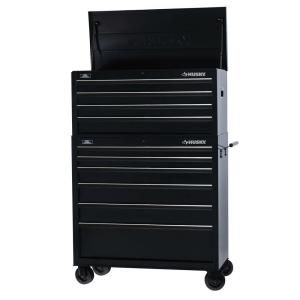 40 in. W 10 Drawer Black Out Tool Chest and Cabinet Set HTC404B / HMT406B