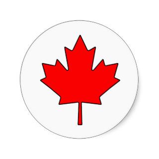 Canadian Maple Leaf Canada National Symbol Sticker