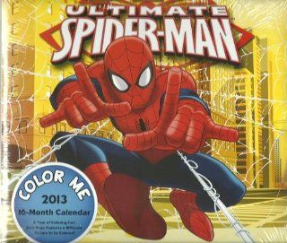 Marvel Ultimate Spiderman 2013 Color Me Calendar Toys & Games