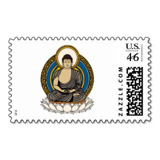 Buddha Dhyana Mudra Postage Stamp