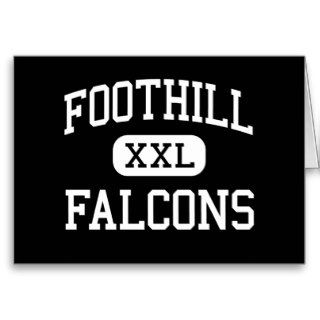 Foothill   Falcons   High   Henderson Nevada Greeting Card