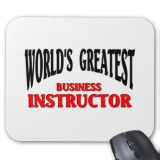 Business Instructor Mouse Pad