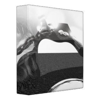 3D in Black and White Binder