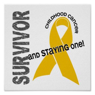 CHILDHOOD CANCER Survivor 1 Poster