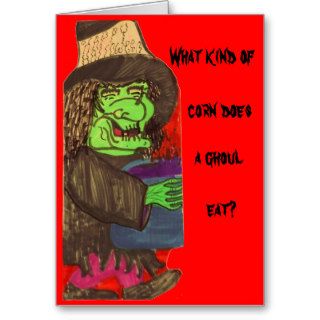 FUNNY WITCH HALLOWEEN card
