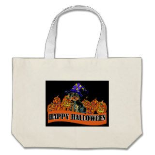 Halloween Yorkie Poo Tote Bag