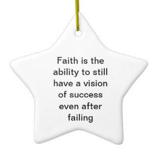 Faith Christmas Tree Ornaments