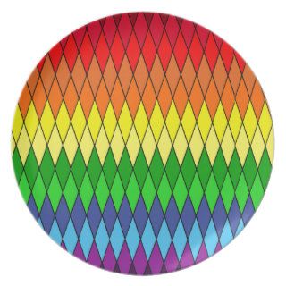 Rainbow diamond plate