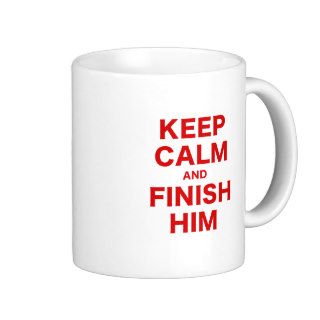 Keep Calm and Finish Him Mug