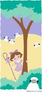 Bright Little Bo Peep Paint by Number Wall Mural Baby