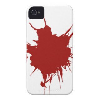 Blood Splatter Print iPhone 4 Case Mate Case