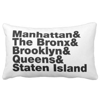Five Boroughs Pillow